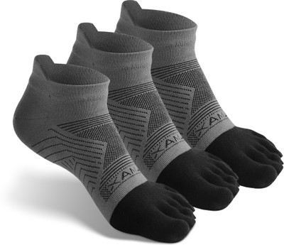 LQZ Men Solid Ankle Length(Pack of 3)