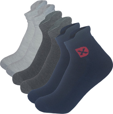 DREAMX Unisex Solid Ankle Length(Pack of 3)