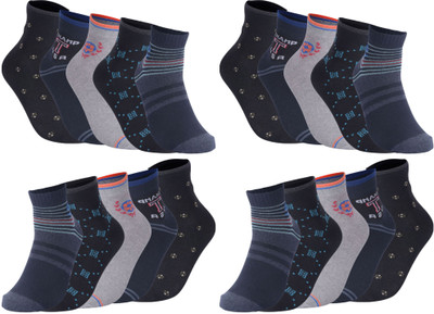 Siddlife Men & Women Self Design Ankle Length(Pack of 10)