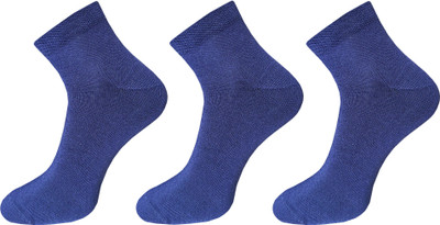SPANCIA Men Solid Ankle Length(Pack of 3)