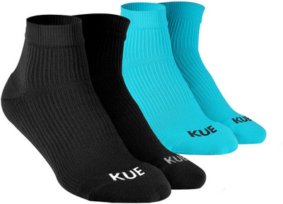 KUE Unisex Solid Ankle Length(Pack of 2)