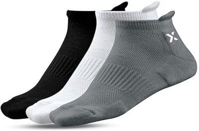 RECKZOZ Men Solid Ankle Length(Pack of 3)