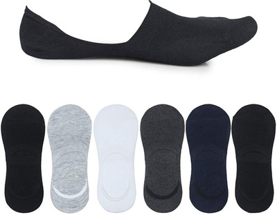 RamNRetail Men & Women Self Design Ankle Length, Low Cut, Peds/Footie/No-Show(Pack of 6)