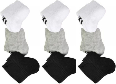 vactly Men & Women Self Design Ankle Length(Pack of 9)