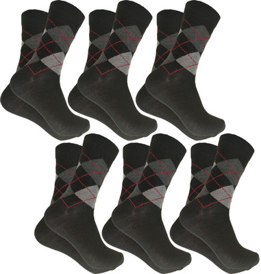 Cozyway Men Mid-Calf/Crew(Pack of 6)