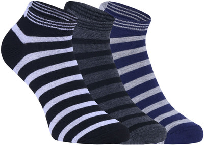Soxbae Men Striped Ankle Length(Pack of 3)