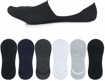 Bodiclap Unisex Solid Low Cut, Peds/Footie/No-Show(Pack of 6)