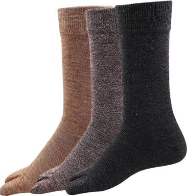 VAPINDIA Women Woven Calf Length, Mid-Calf/Crew(Pack of 3)