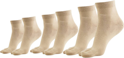 VAPINDIA Women Self Design Mid-Calf/Crew(Pack of 3)