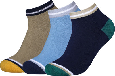 FD REDO Men Solid Ankle Length(Pack of 3)