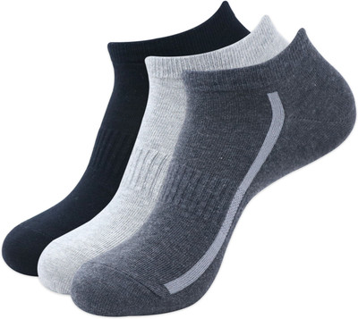 SOCKSXPRESS Lowcut Men Solid Ankle Length(Pack of 3)