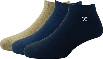 PETER ENGLAND Men Solid Ankle Length(Pack of 3)