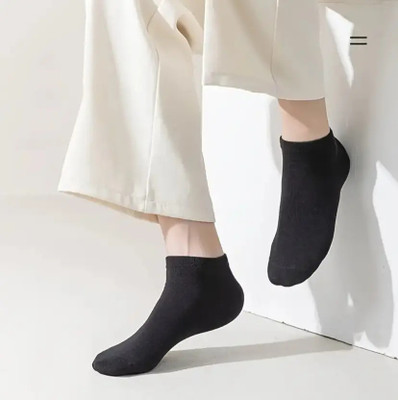 Cozy crazy Men Self Design Ankle Length(Pack of 2)