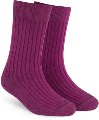Dynamocks Men & Women Solid Mid-Calf/Crew