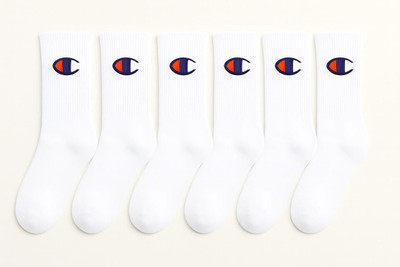 SIZE MATTERS Men & Women Solid, Self Design Mid-Calf/Crew(Pack of 6)