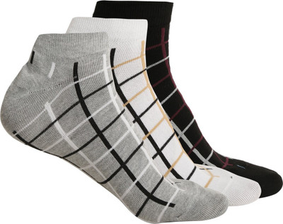 LOUIS STITCH Socks for Men Solid Ankle Length(Pack of 3)