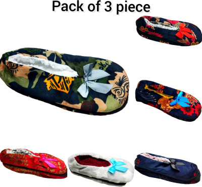 Sigma trading Unisex Printed Peds/Footie/No-Show(Pack of 3)