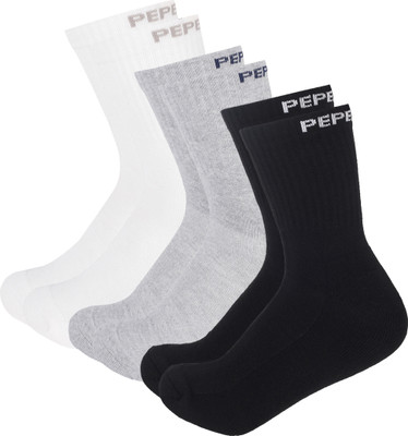 Pepe Jeans Men Self Design Calf Length(Pack of 3)