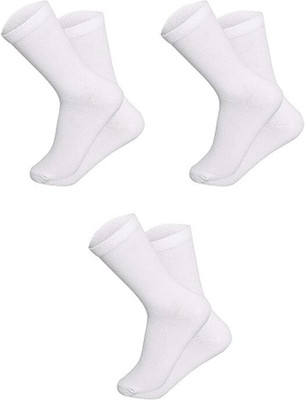 WHITEWOLFF Men Mid-Calf/Crew(Pack of 3)