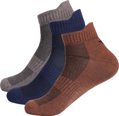 AUREVA LIFESTYLE Men & Women Solid Ankle Length(Pack of 3)