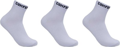 COMFERTO Men & Women Solid Ankle Length(Pack of 3)