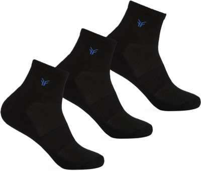 FOOTONS Men Solid Ankle Length(Pack of 3)