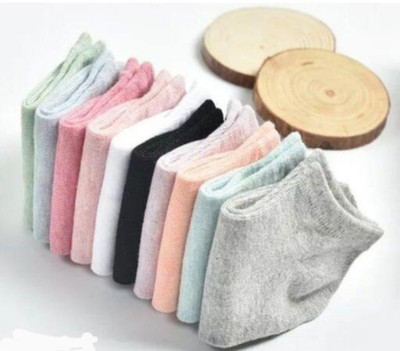 THE BODAYCREATION Women Solid, Embriodered Low Cut(Pack of 4)