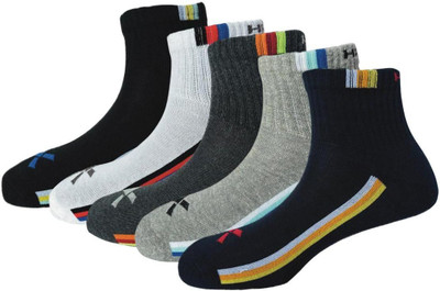 HRX by Hrithik Roshan Unisex Self Design Ankle Length(Pack of 5)
