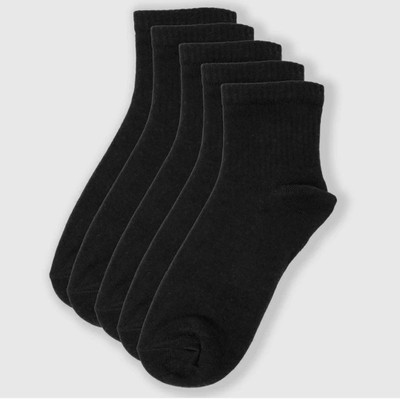MINUS TWENTY Men & Women Solid Ankle Length(Pack of 5)