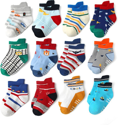 SYGA Baby Boys & Baby Girls Printed Ankle Length(Pack of 12)