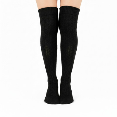 POORVIDHARA Women Striped Knee High(Pack of 2)