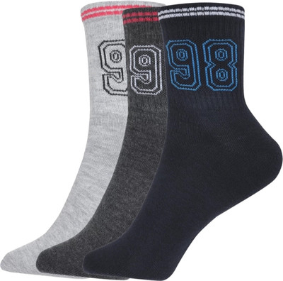 Kalra Hosiery Men Solid Calf Length(Pack of 3)