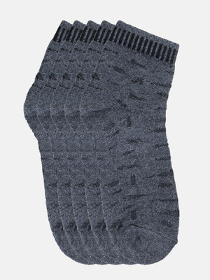 Kolor Fusion Men Self Design Mid-Calf/Crew(Pack of 5)