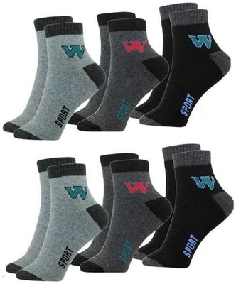 Akeet Trend Men Self Design Ankle Length(Pack of 6)