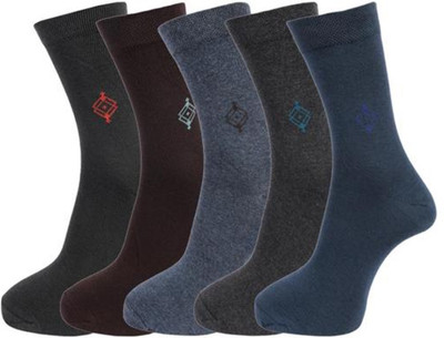 KALKA HOSIERY Men Self Design Ankle Length(Pack of 5)