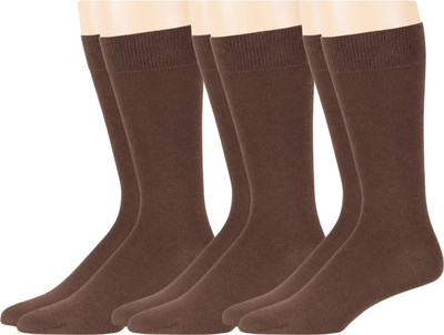 Broova Men Color Block Mid-Calf/Crew(Pack of 3)