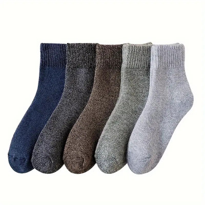 Basketship Men Solid Calf Length(Pack of 5)