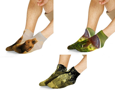 mefunky Men Printed Ankle Length(Pack of 3)