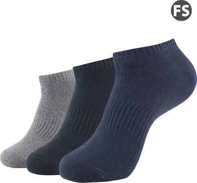 JOCKEY 7097 Compact Cotton Elastane Stretch Men Solid Low Cut(Pack of 3)