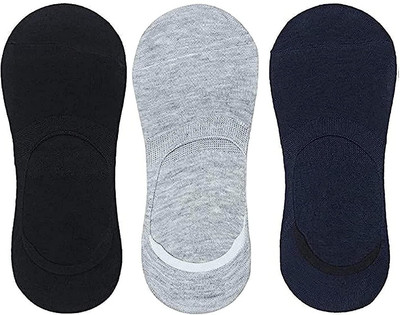 Buyra Men & Women Self Design Ankle Length, Low Cut, Peds/Footie/No-Show(Pack of 3)
