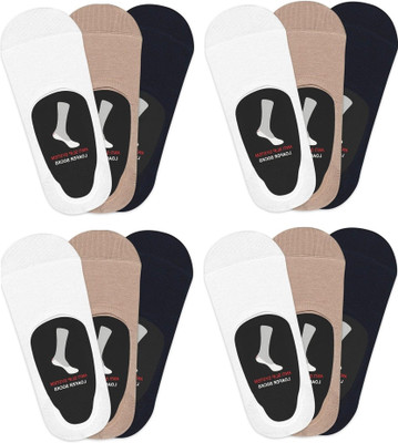 FATON Men Solid Low Cut(Pack of 12)