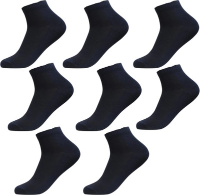 JPT Unisex Solid Ankle Length(Pack of 8)