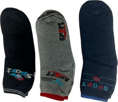 groomix Men & Women Graphic Print Ankle Length(Pack of 3)