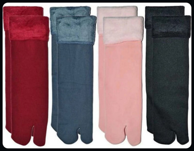 Creeknest Women Solid Ankle Length(Pack of 4)