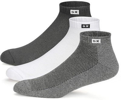 Supersox Men Solid Ankle Length(Pack of 3)