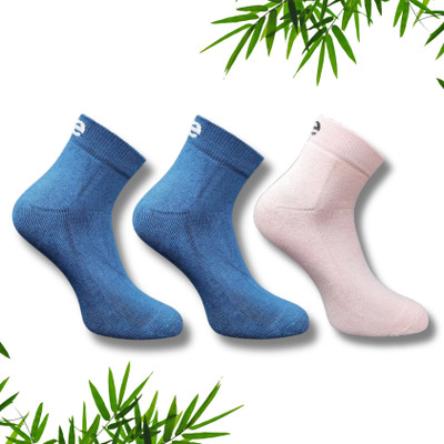ecosync Unisex Solid Mid-Calf/Crew(Pack of 3)