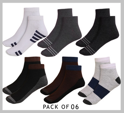 strucker Men Self Design Ankle Length(Pack of 6)