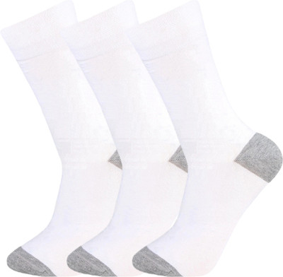 SOCOLOCO Men Solid Mid-Calf/Crew, Calf Length(Pack of 3)