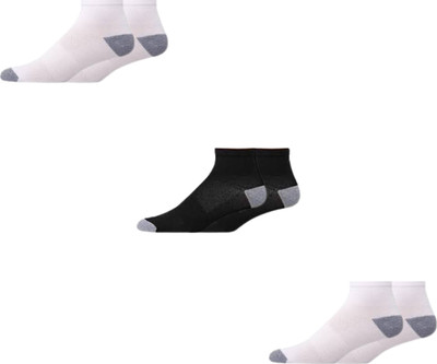 SIZE MATTERS Men & Women Solid, Self Design Ankle Length(Pack of 3)