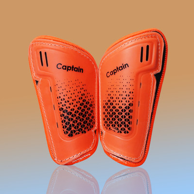 CAPTAIN ELITE ORANGE Football Shin Guard(Orange)